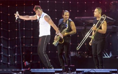 Ricky Martin el  rey del pop latino «enciende» el Palacio de Vistalegre en Madrid