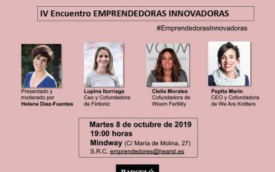 Asiste gratis al IV Encuentro Emprendedoras Innovadoras