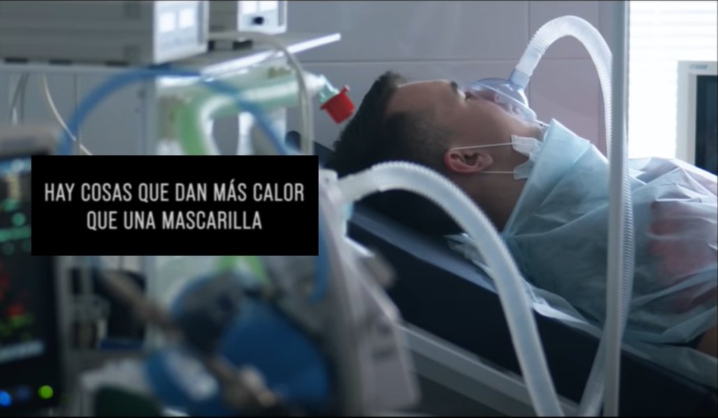 El vídeo espeluznante que pide a los jóvenes de Madrid ponerse la mascarilla
