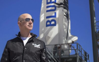 El fundador de Amazon Jeff Bezos viaja al espacio con su hermano:  ver el despegue en directo