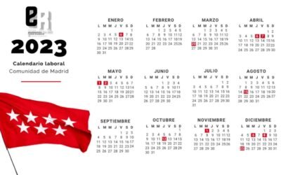 Calendario laboral Madrid 2023