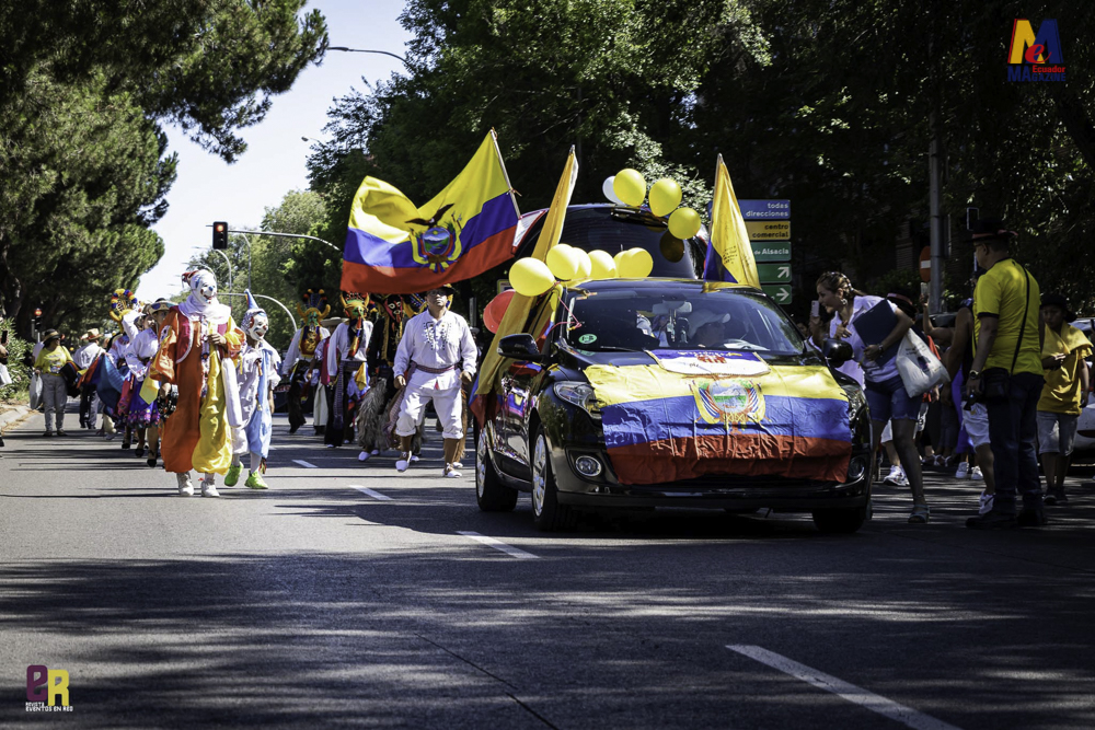 Ecuatorianos en España celebran a su patria en Madrid