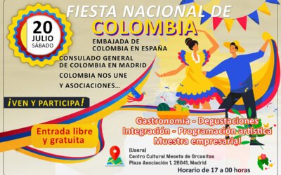 ¡Madrid Vibra con Colombia! Gran Fiesta Nacional el 20 de Julio