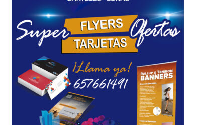 Imprenta low cost: ofertas en Flyers, tarjetas, banners, Roll-ups