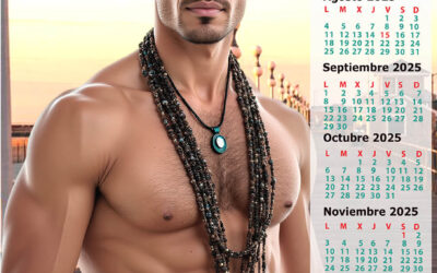 ERIAN el modelo top del calendario de la revista Eventos En Red de Verano-Otoño 2025