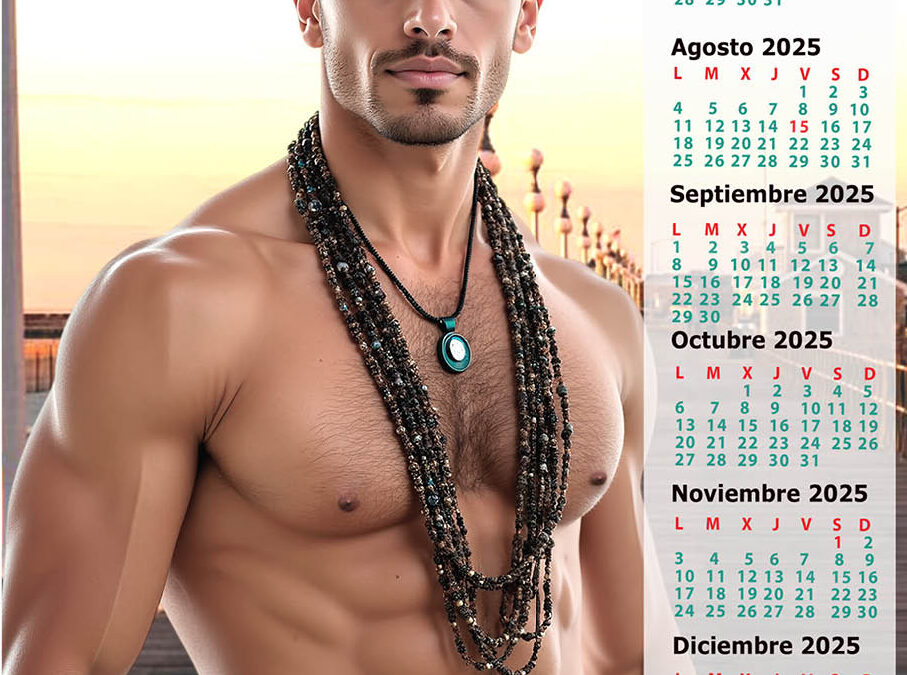 ERIAN el modelo top del calendario de la revista Eventos En Red de Verano-Otoño 2025
