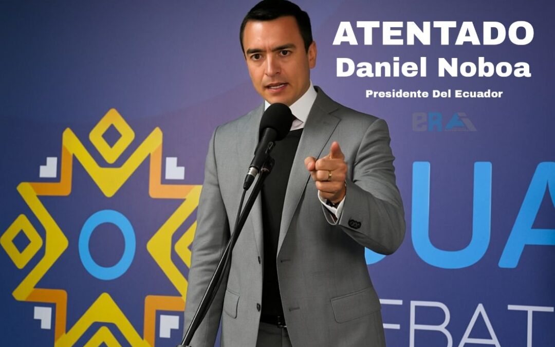 Escape Milagroso!  Presidente de Ecuador Daniel Noboa Sobrevive a un Violento Ataque con Balazos a su Caravana.