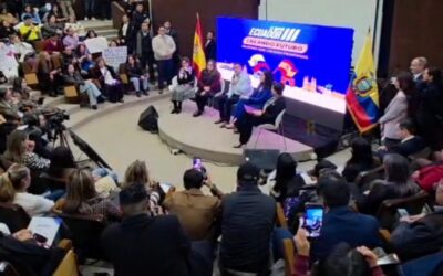 El presidente del Ecuador Daniel Noboa asistio en Madrid al Poderoso Encuentro con Mujeres Ecuatorianas que Cruzan Fronteras