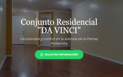Se vende o alquila departamento en Riobamba Ecuador: Conjunto «DA VINCI»
