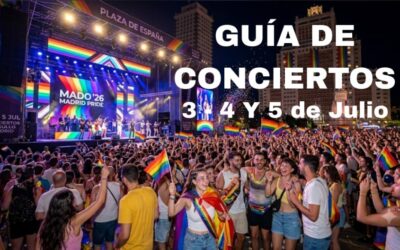CONCIERTOS ORGULLO MADRID 2026: Guía del 3, 4 y 5 de julio