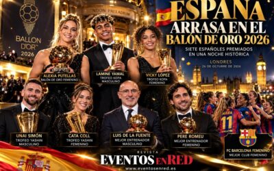 España arrasa en el Balón de Oro 2026: siete españoles premiados en una noche histórica
